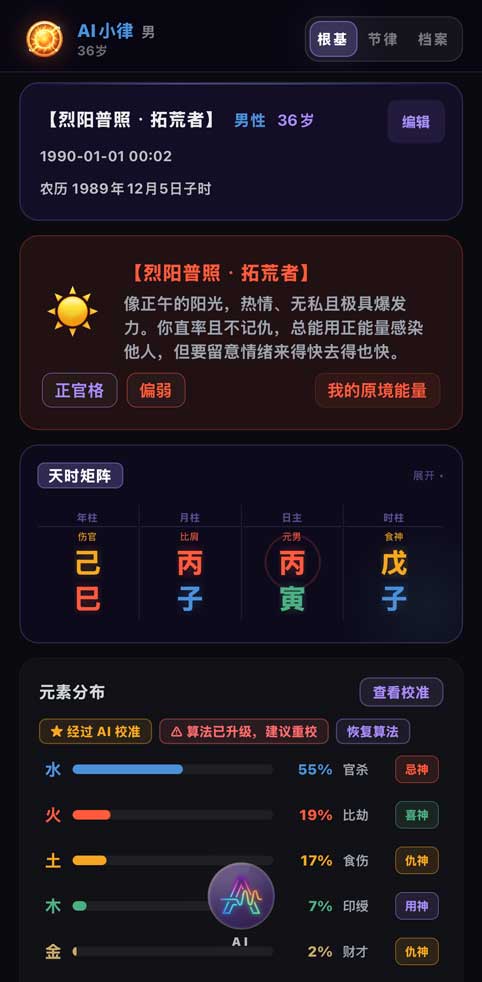 档案页